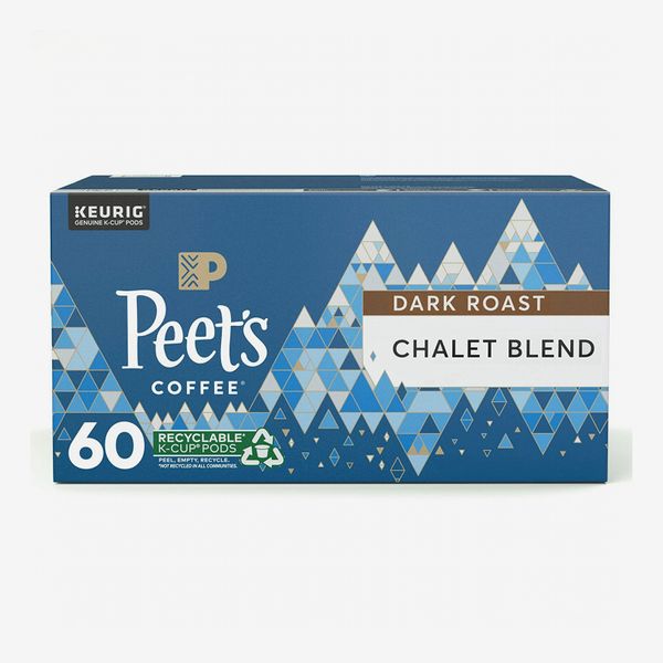 Peet’s Coffee Chalet Blend Dark Roast Coffee K-Cup Keurig Pods (60-Count)