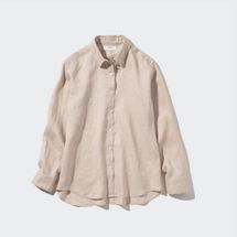 Uniqlo Premium Linen Long Sleeve Shirt