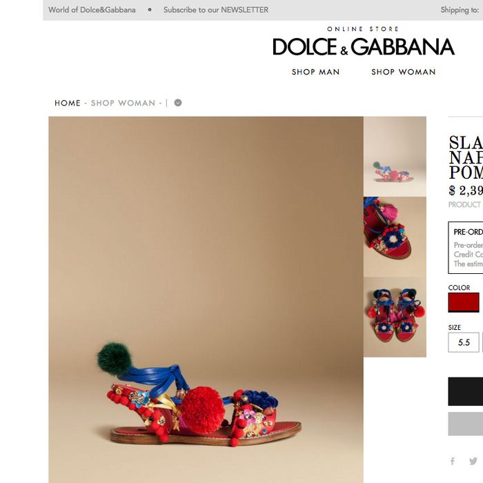 dolce and gabbana slave sandals