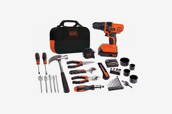 BLACK+DECKER 20V MAX Drill & Home Tool Kit, 68-Piece