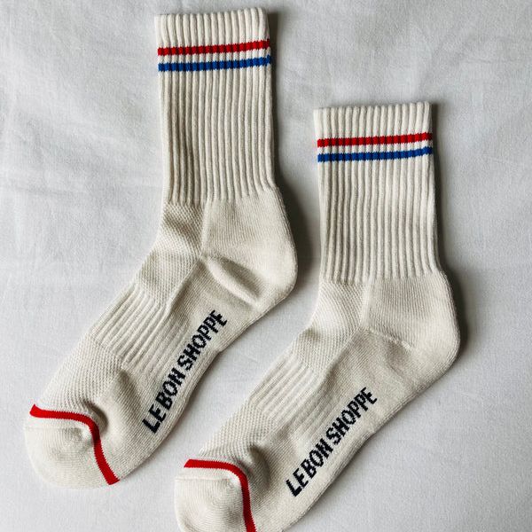 Le Bon Shoppe Boyfriend Socks - Milk