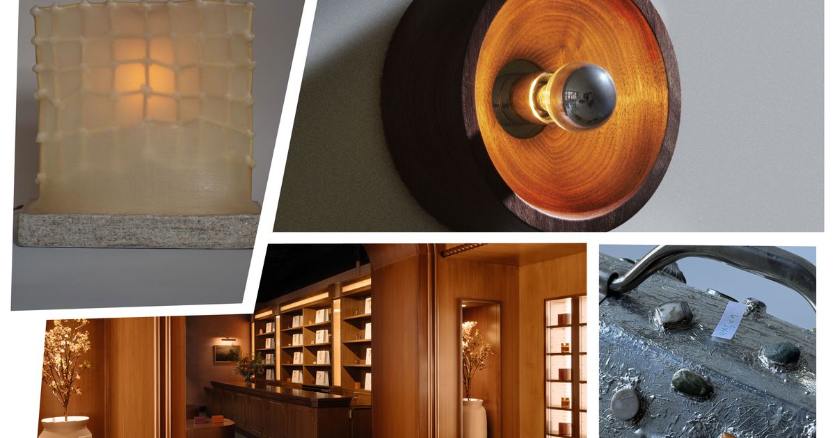 A Soothing Dispensary, Twig Lamps, and More Design Finds