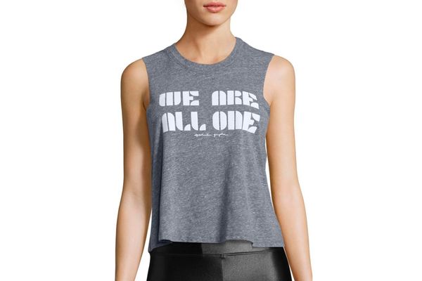 We Are All One Cropped Tank