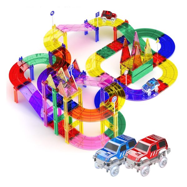 Picasso Tiles Race Track – 81 pieces
