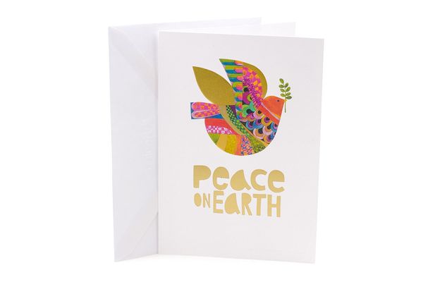 Hallmark UNICEF Christmas Boxed Cards (Peace On Earth Dove Lettering)