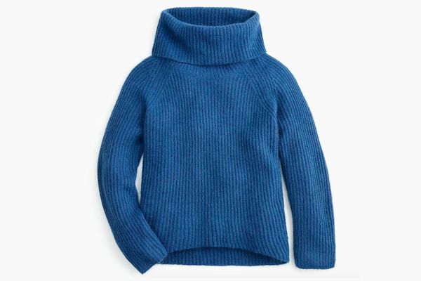 Ribbed turtleneck sweater