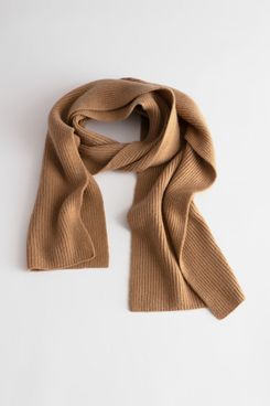 & Other Stories Cashmere Ribbed Knit Scarf
