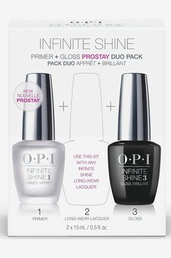 OPI Nail Polish Base Coat Primer & Gloss Top Coat Infinite Shine Duo Pack