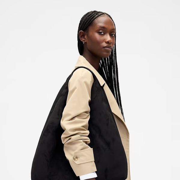 Gap Vegan Suede Slouchy Tote