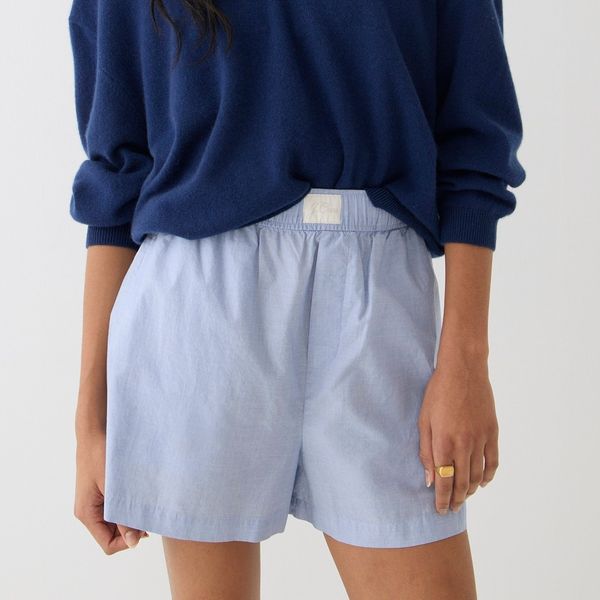 J.Crew End-On-End Cotton Boxer Short