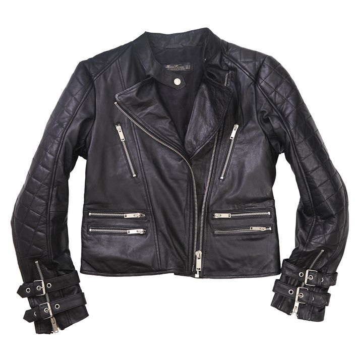 Balenciaga quilted hot sale motorcycle jacket