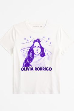 Abercrombie oversized olivia rodrigo graphic tee