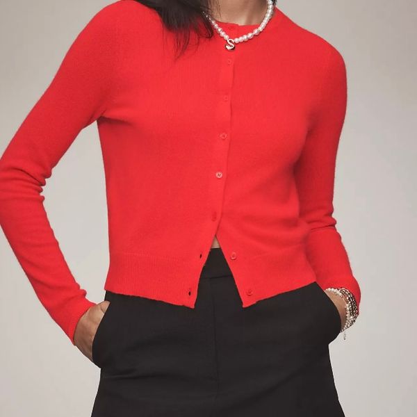 Anthropologie The Juliet Cashmere Cardigan Sweater