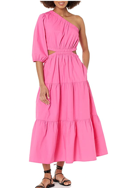 Cynthia Rowley Clara Puff-Sleeve Organza Dress