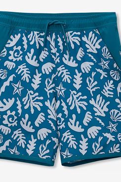 Lands’ End Boys Chlorine Resistant Stretch Hydroliner Sport Swim Trunks