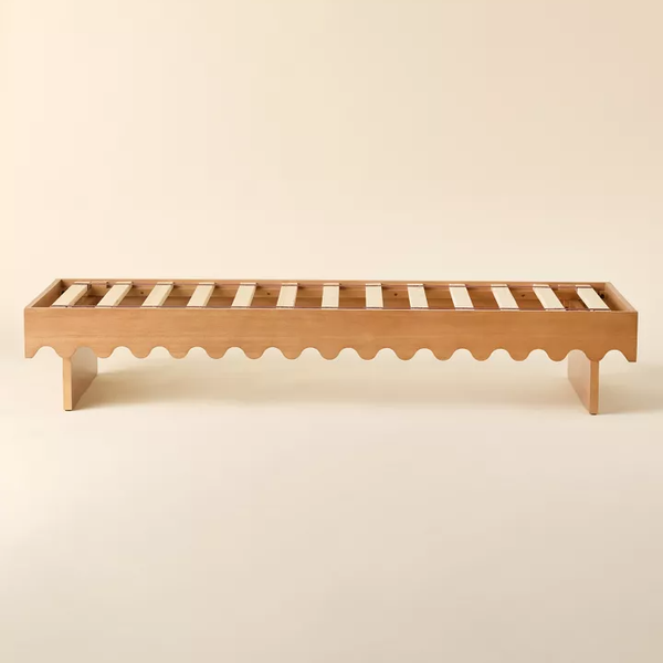 Urban Outfitters Roma Scalloped Wood Daybed