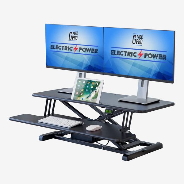 standing desk converter for 3 monitors