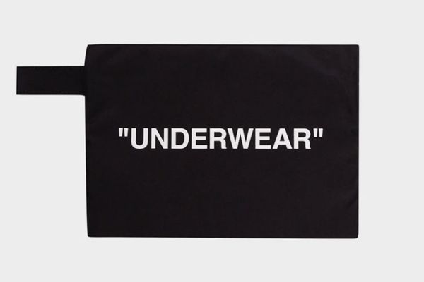 Off-White Black Travel Pouch, Underwear