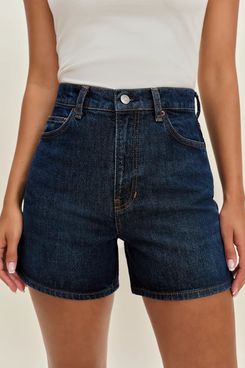 Reformation Saige High Rise 4” Jean Shorts