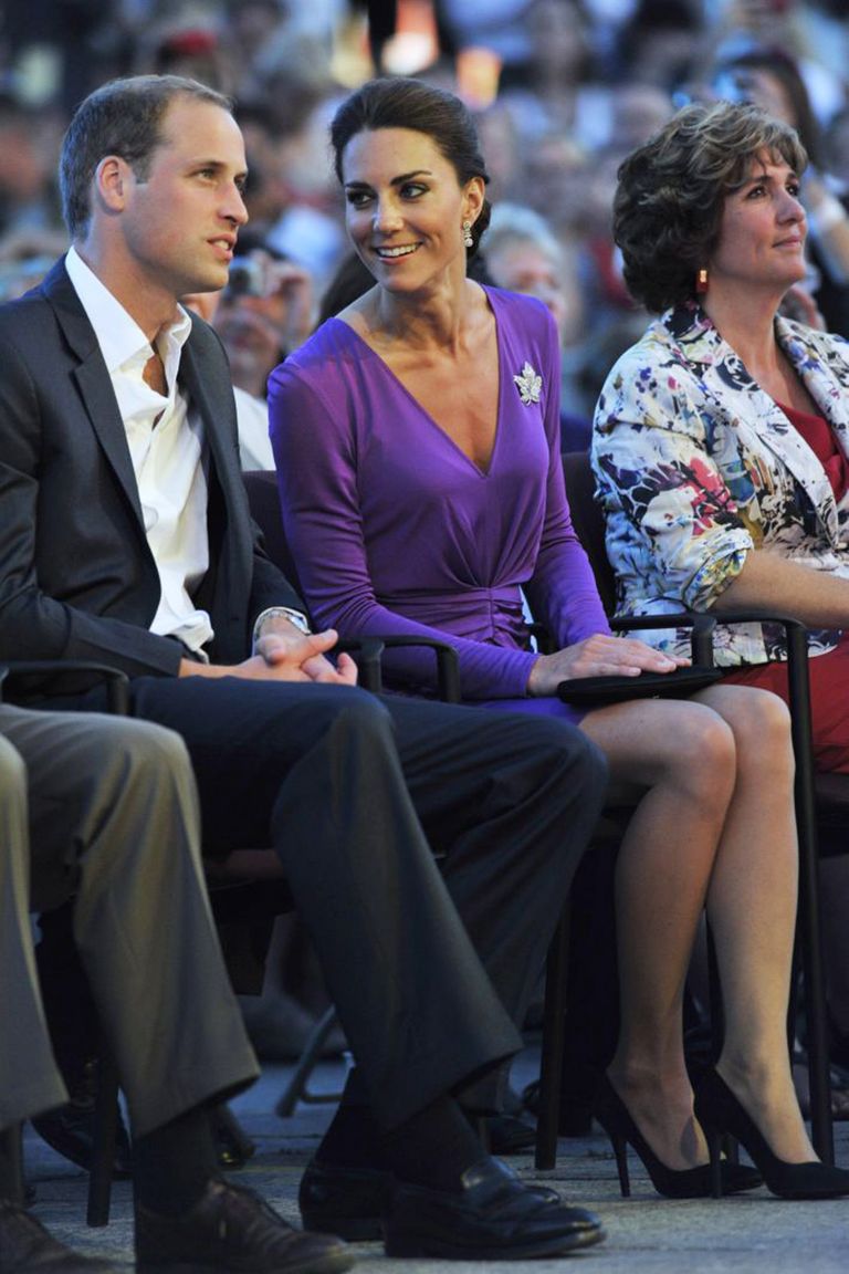 OTTAWA, CANADA - JULY 1:   Prince William, Duke of Cambridge and Catherine, Duchess of Cambridge attend the Evening National Canada Day Celebrations in the capital accompanied  by representatives of the National Capitol Commission on July 1, 2011 in Ottawa, Canada.  (Photo by David Rose - Pool/Getty Images)