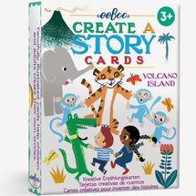 Eeboo Volcano Island Create a Story Cards