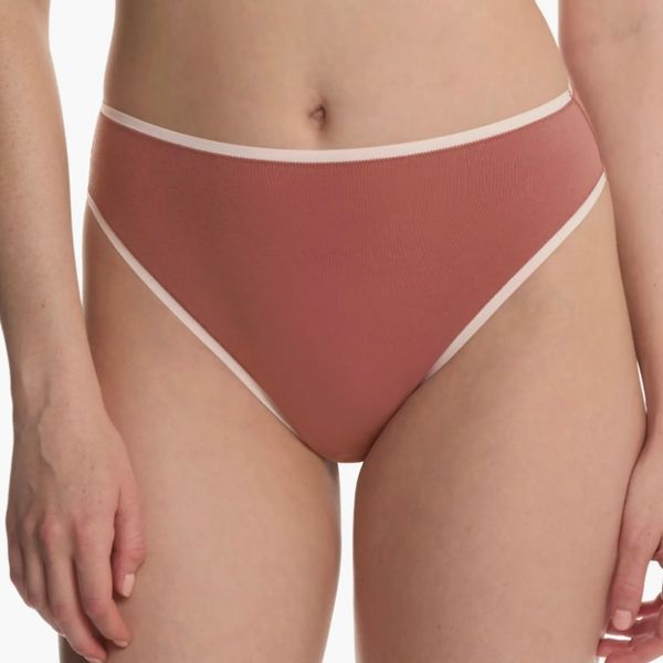 Natori Bliss Bare Cotton High Cut Briefs