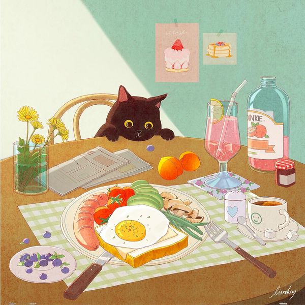 Pintoo Jigsaw Puzzle - Brunch Time, 900 Pieces