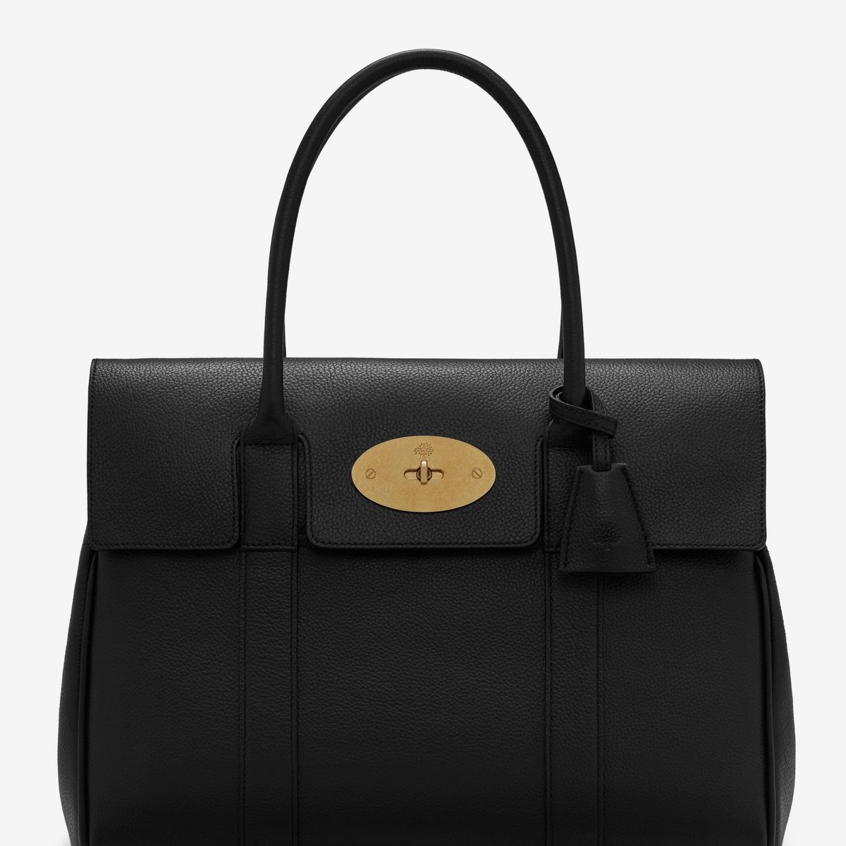 Mulberry Bayswater Pebbled Leather Satchel