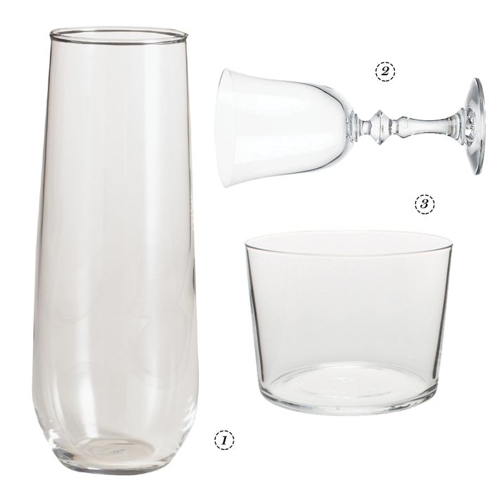 Cylinder Modern Champagne Flute Set of 6 + Reviews, CB2