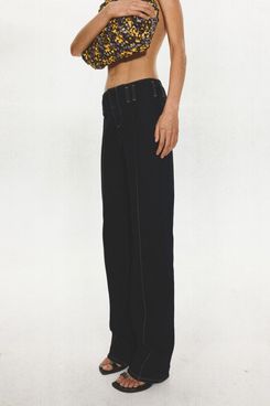 Eckhaus Latta x Mango Low-Rise Jeans With Contrasting Stitching