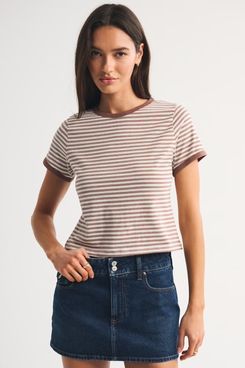 Abercrombie Essential Polished Body-Skimming Tee