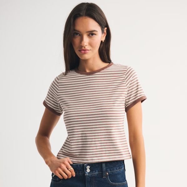 Abercrombie Essential Polished Body-Skimming Tee