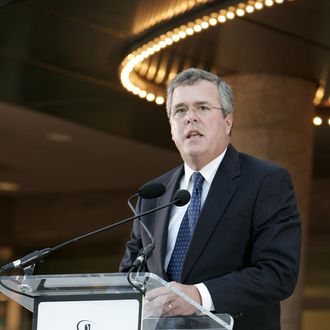 Governor Jeb Bush during Carnival Center Grand Opening Ceremony at Carnival Center for the Performing Arts in Miami, Florida, United States.