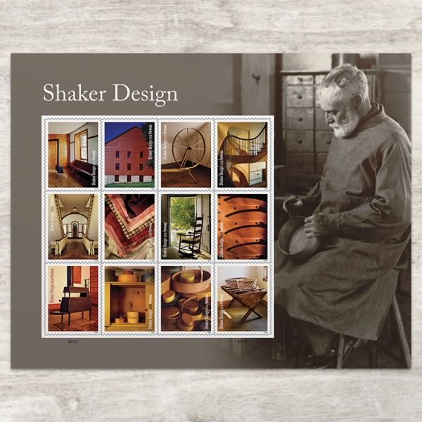 USPS Shaker Design Stamps, Sheet of 12