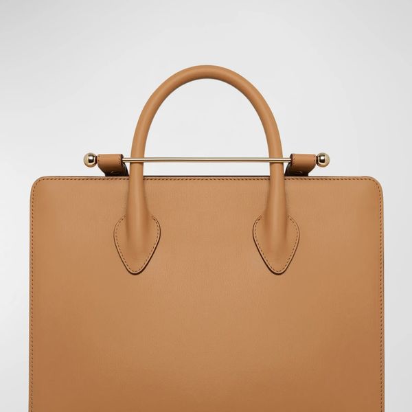 Strathberry Midi Leather Tote Bag