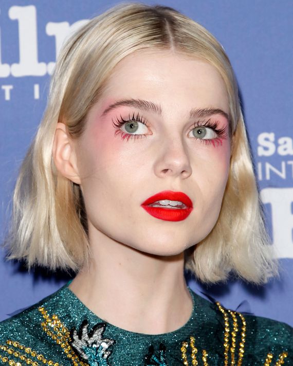 Actress Lucy Boynton Had the Best Red Carpet Beauty Looks
