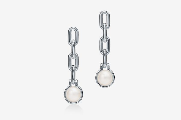 HardWear Pearl Earrings in Sterling Silver