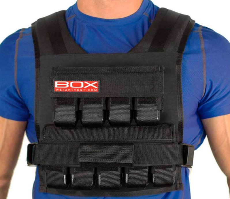 sprints with weighted vest