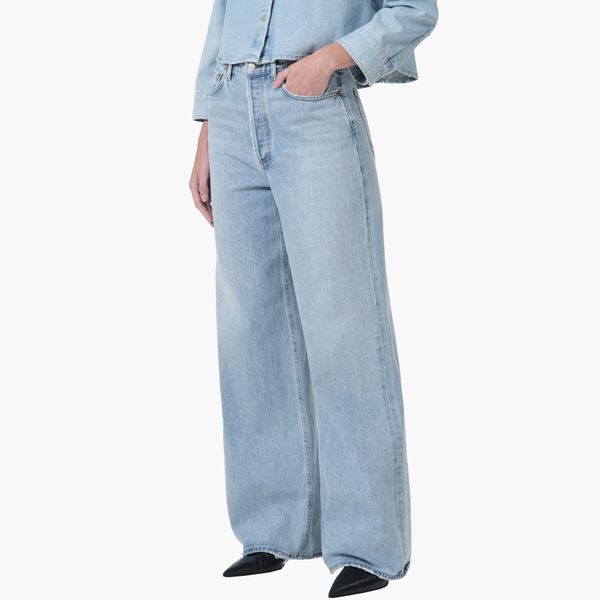 Agolde Dame High Waist Wide Leg Jeans