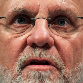 WASHINGTON, DC - DECEMBER 15: Former chairman and CEO of MF Global and former New Jersey Governor Jon Corzine testifies during a hearing before the Oversight and Investigations Subcommittee of the House Financial Services Committee December 15, 2011 on Capitol Hill in Washington, DC. The hearing was to examine the collapse of MF Global. (Photo by Alex Wong/Getty Images)