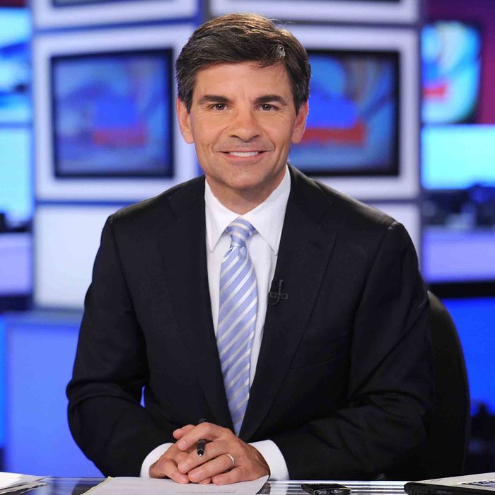 George Stephanopoulos on the set of THIS WEEK, airing on the ABC Television Network.