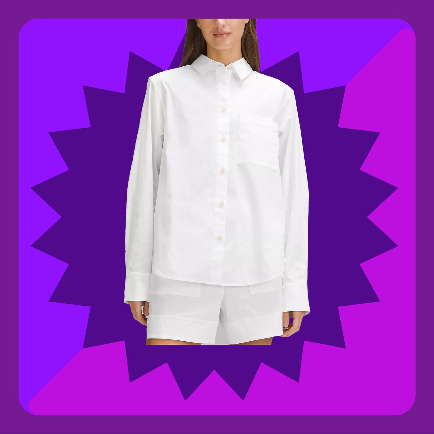 Lululemon Relaxed-Fit Cotton-Blend Poplin Sale 2024 | The