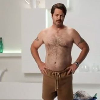 See Nick Offerman in His Underwear for NBC's Green Initiative