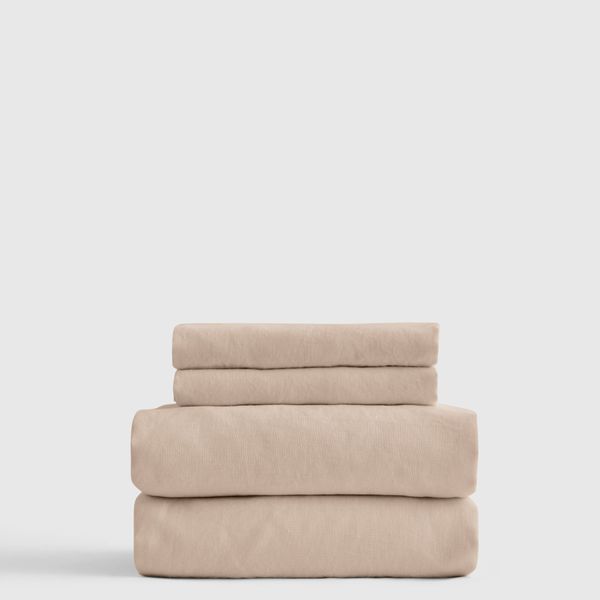 Quince Organic Brushed Cotton Sheet Set
