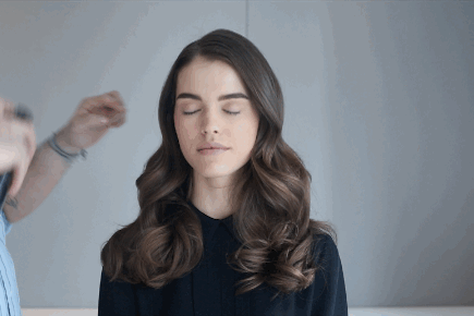 Beauty GIF: How to Get Really Shiny Hair