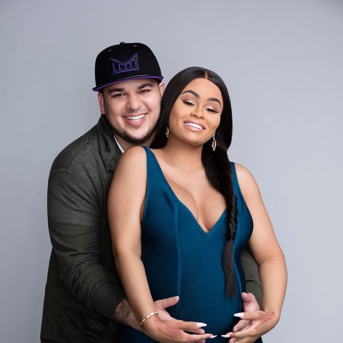 In the picture, Dream's parents Rob and Chyna