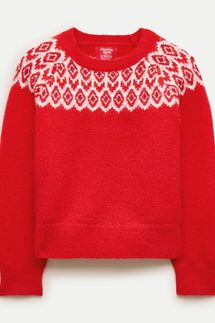 American Girl x J.Crew Fair Isle Hearts Sweater for Girls