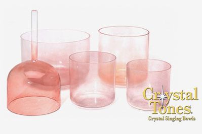 Crystal Tones Singing Bowl Set