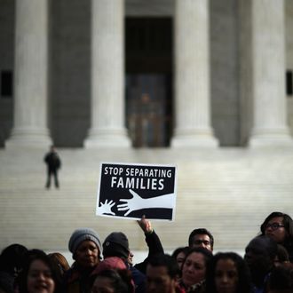 Immigration Activists Rally In Front Of U.S. Supreme Court