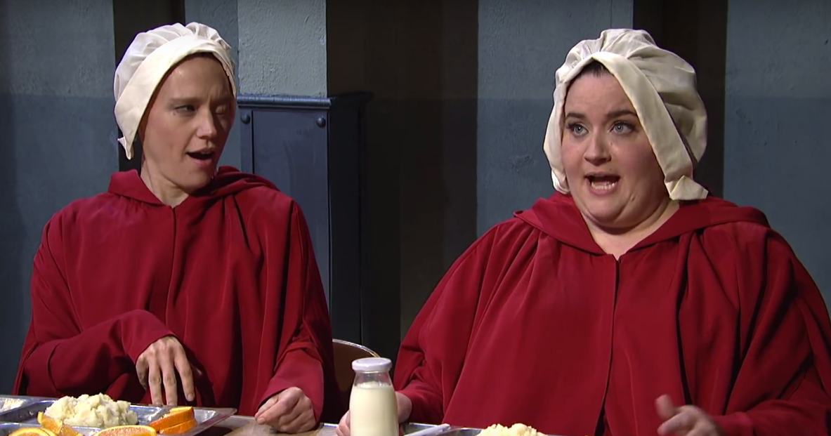 Snl Combines Sex And The City And Handmaids Tale For Sitcom 